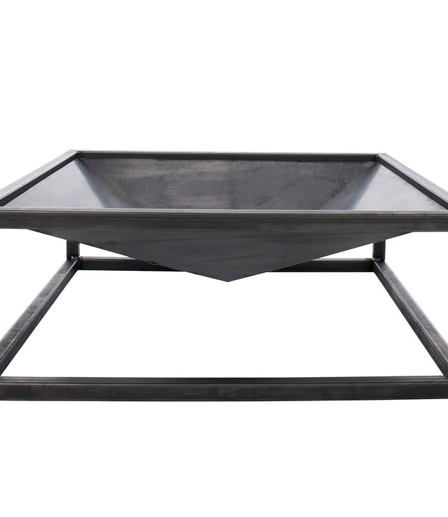 Redfire Tervo Vuurschaal Zwart/Industrieel 80 x 80 x 30 cm