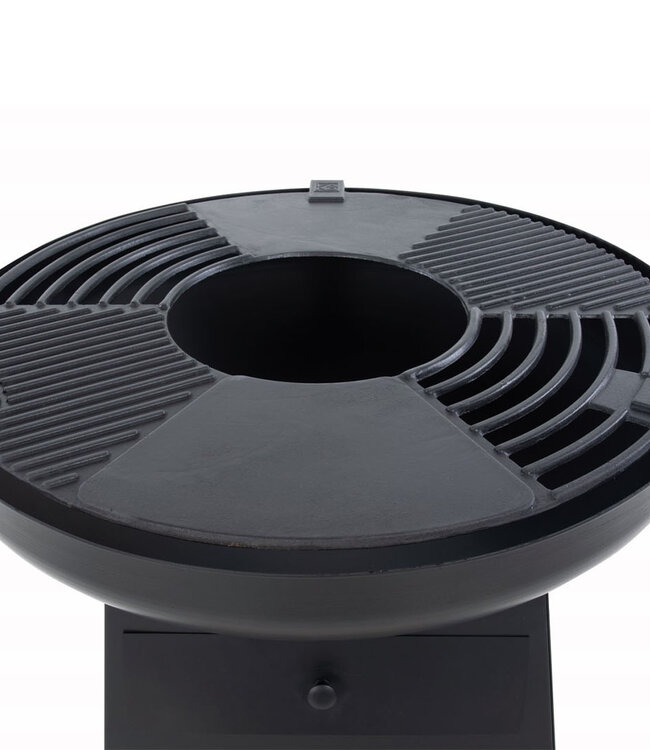 Redfire Havana Barbecue Plancha Grill Zwart GH92 x D82 Cm