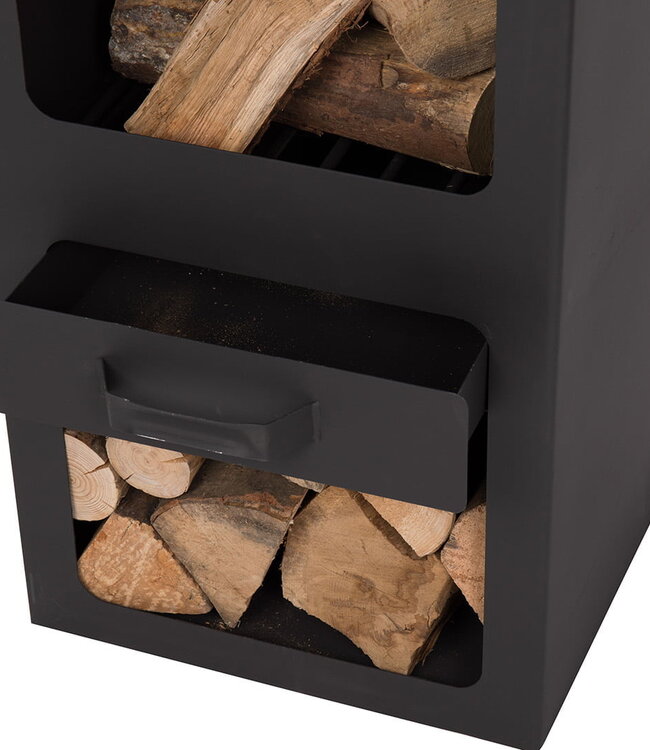 Redfire Jersey Vuurhaard XXL Zwart H186 x B45 Cm