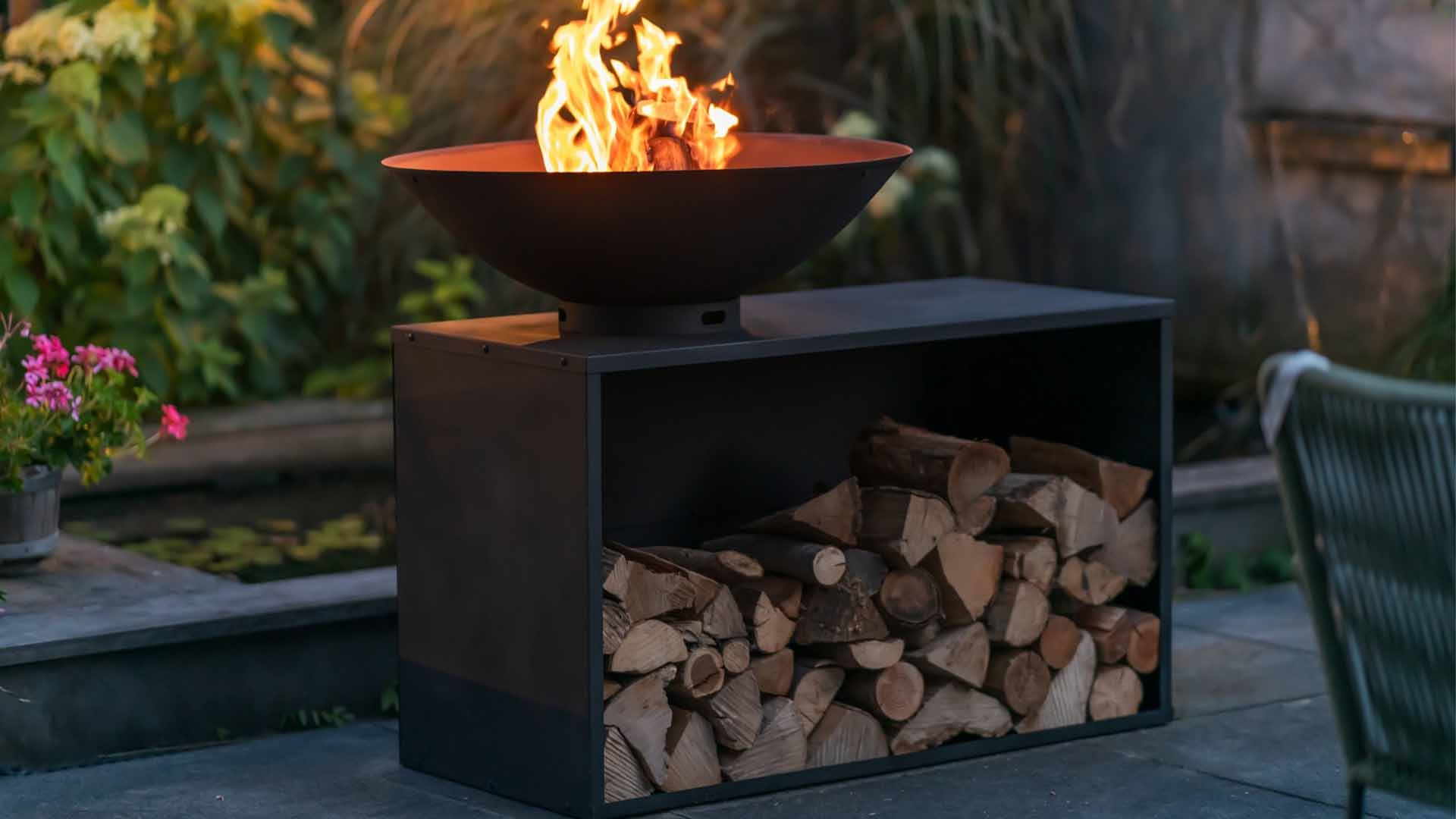 Redfire ONYX BBQ-Tafel 80 cm Zwart 125 x 80 x 95 cm