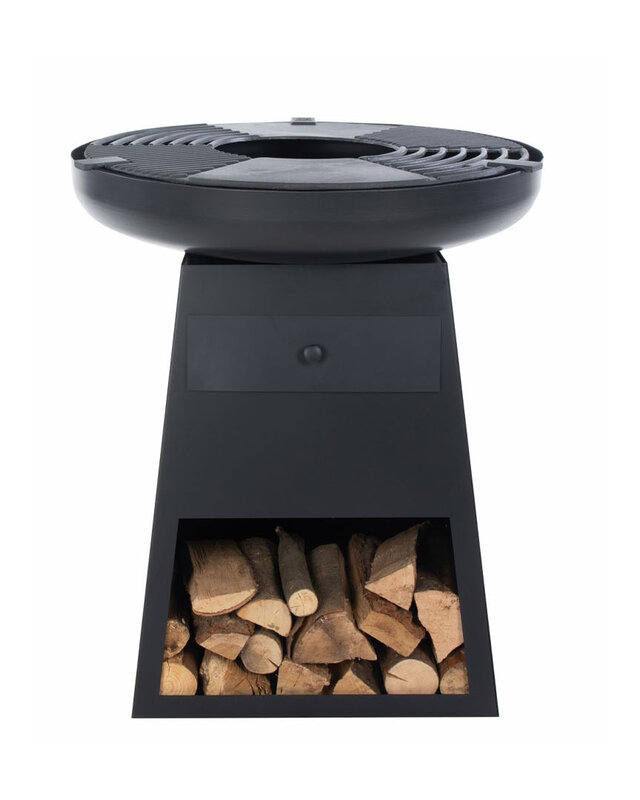Redfire Havana Barbecue Plancha Grill Zwart GH92 x D82 Cm