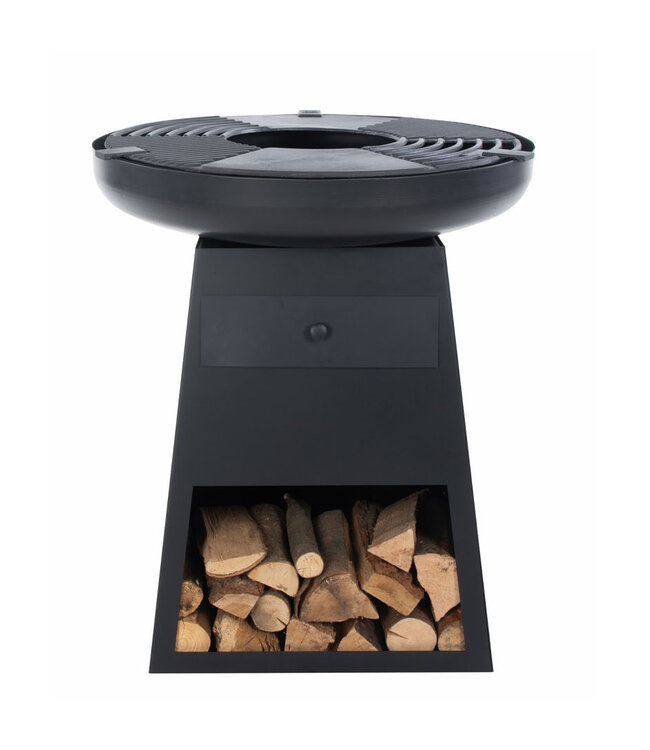 Redfire Havana Barbecue Plancha Grill Zwart GH92 x D82 Cm