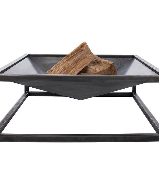 Redfire Tervo Vuurschaal Zwart/Industrieel 80 x 80 x 30 cm