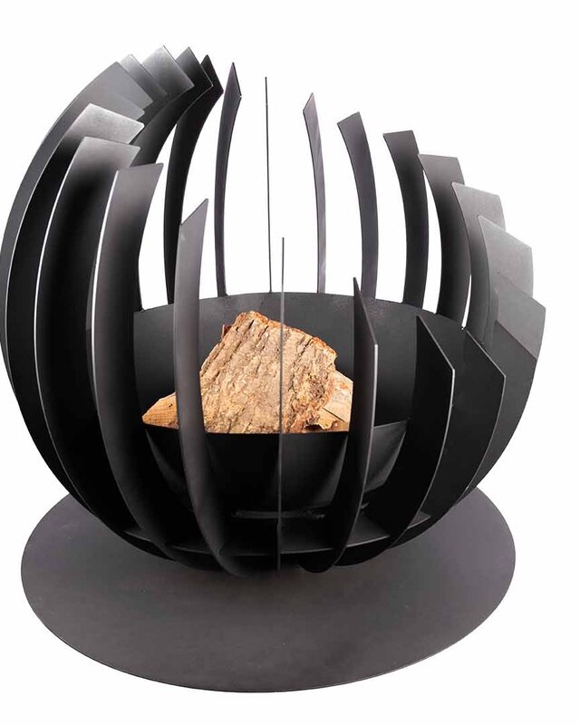 Redfire Barkley Vuurkorf Zwart Diameter 55 Cm