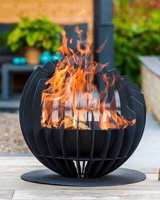 Redfire Barkley Vuurkorf Zwart Diameter 55 Cm