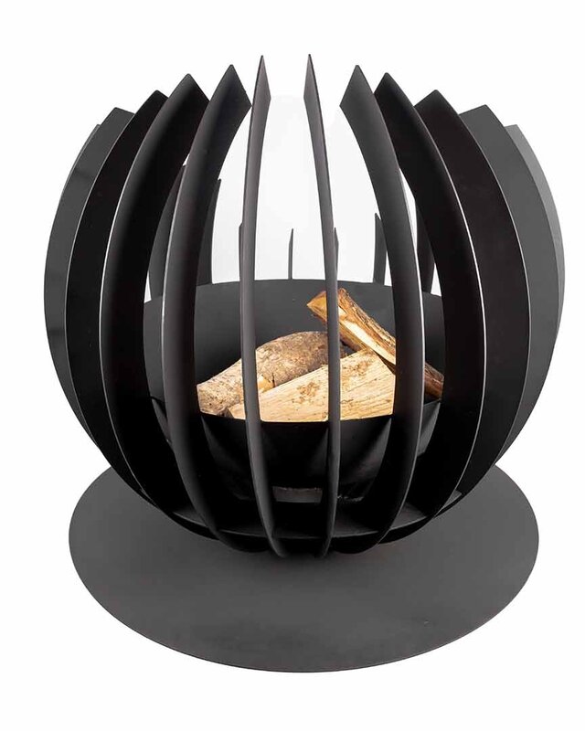 Redfire Barkley Vuurkorf Zwart Diameter 55 Cm