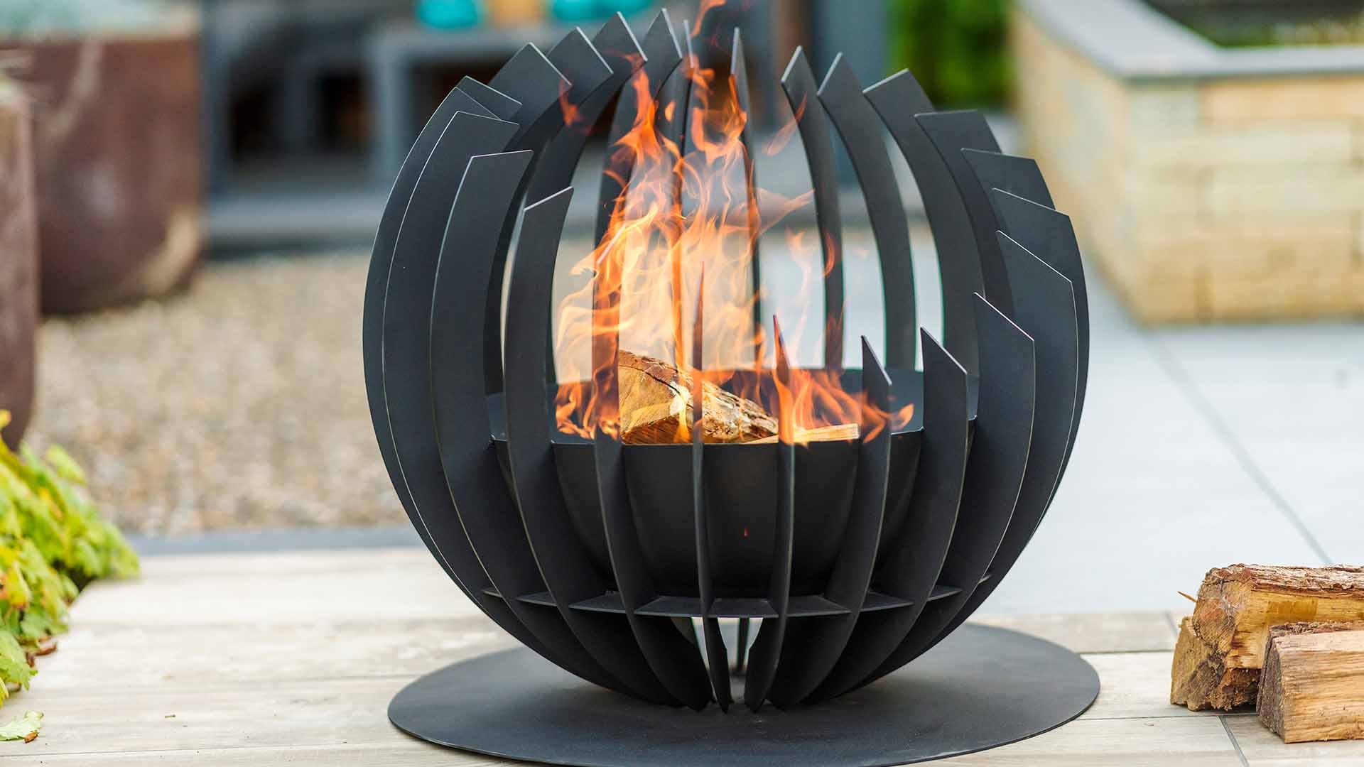 Redfire Barkley Vuurkorf Zwart Diameter 55 Cm