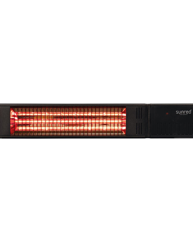 SUNRED Fortuna Ultra Wandmodel Zwart 1500 Watt