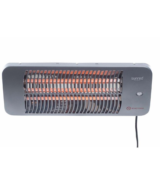 SUNRED Lugo Quartz wandmodel grijs 2000 W