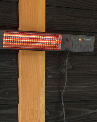 SUNRED Fortuna Ultra Wandmodel Zwart 1500 Watt