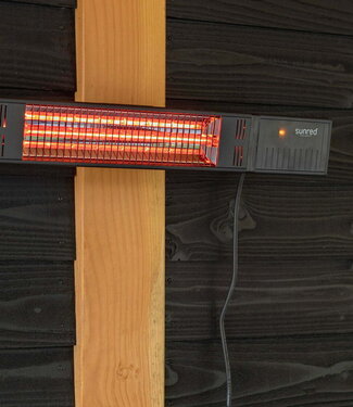 SUNRED Fortuna Ultra Wandmodel Zwart 1500 Watt