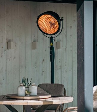 SUNRED Indus Bright staand | Zwart | 45,5 x 45,5 x 210 cm