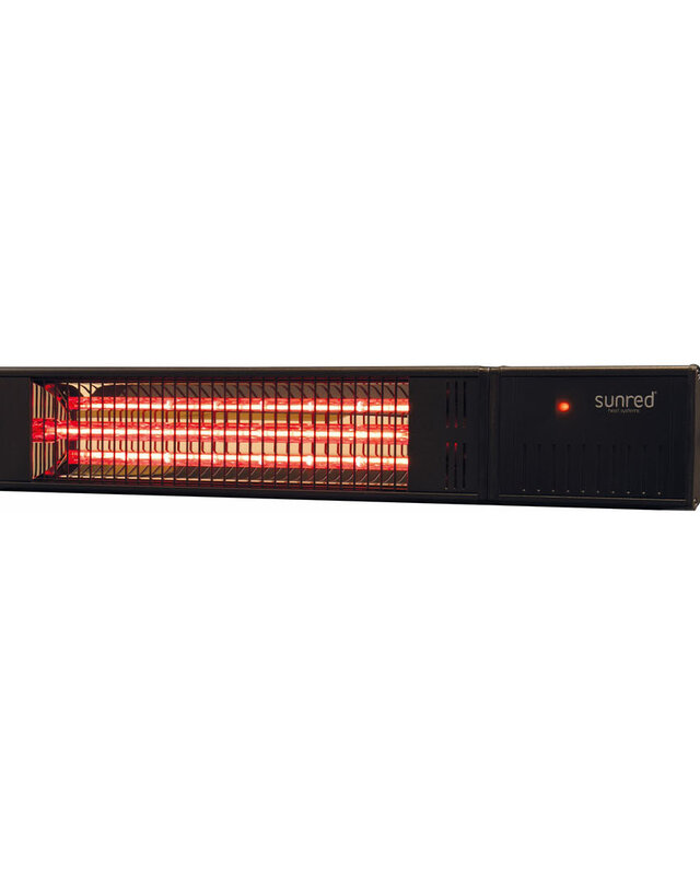 SUNRED Fortuna Ultra Wandmodel Zwart 1500 Watt