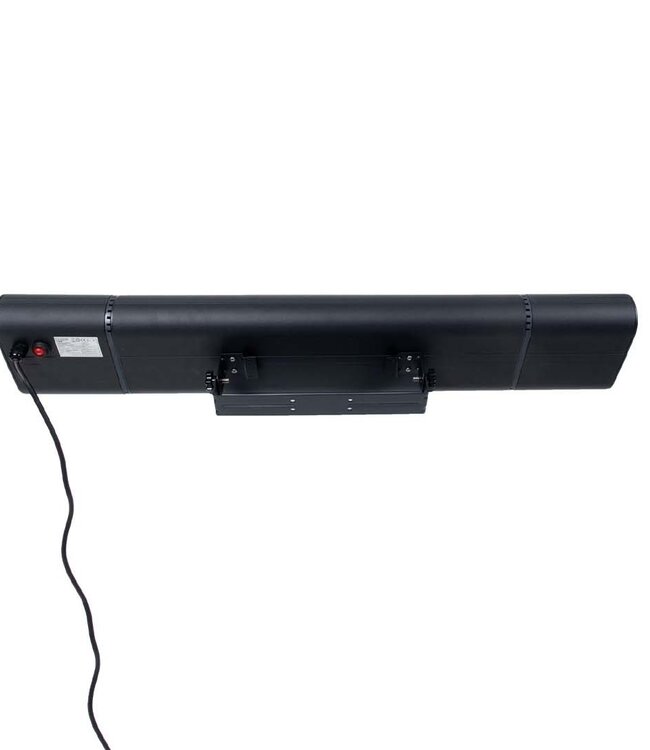 SUNRED Sun And Sound Ultra Wandmodel | Zwart | 2000 Watt