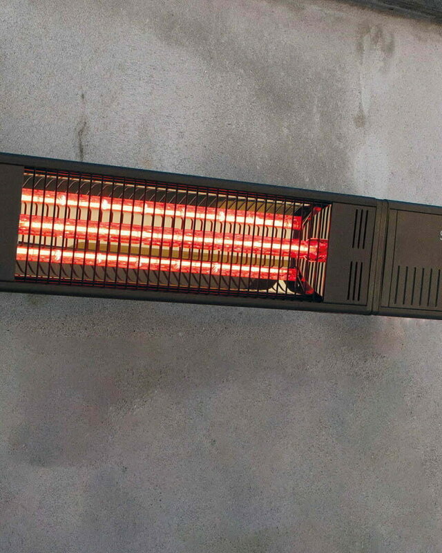 SUNRED Fortuna Ultra Wandmodel Zwart 1500 Watt