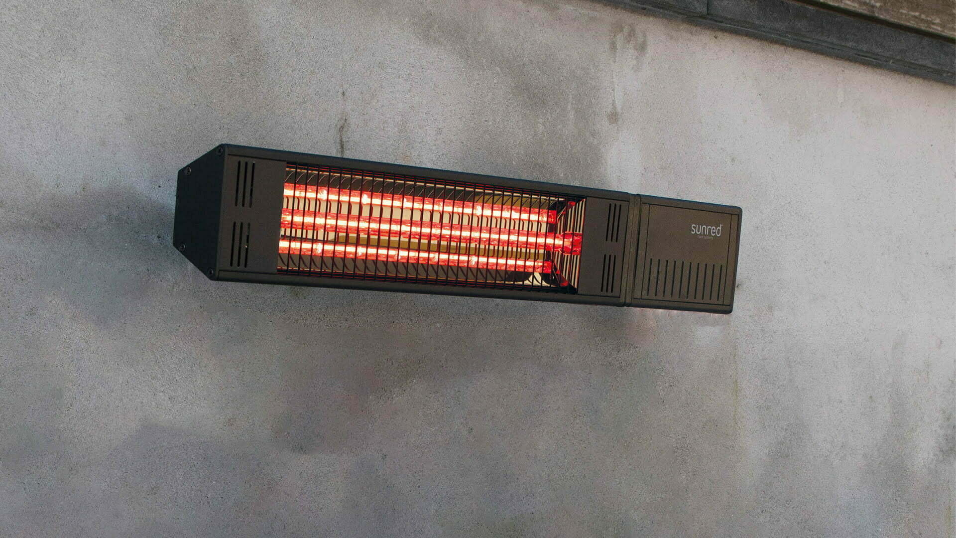 SUNRED Fortuna Ultra Wandmodel Zwart 1500 Watt