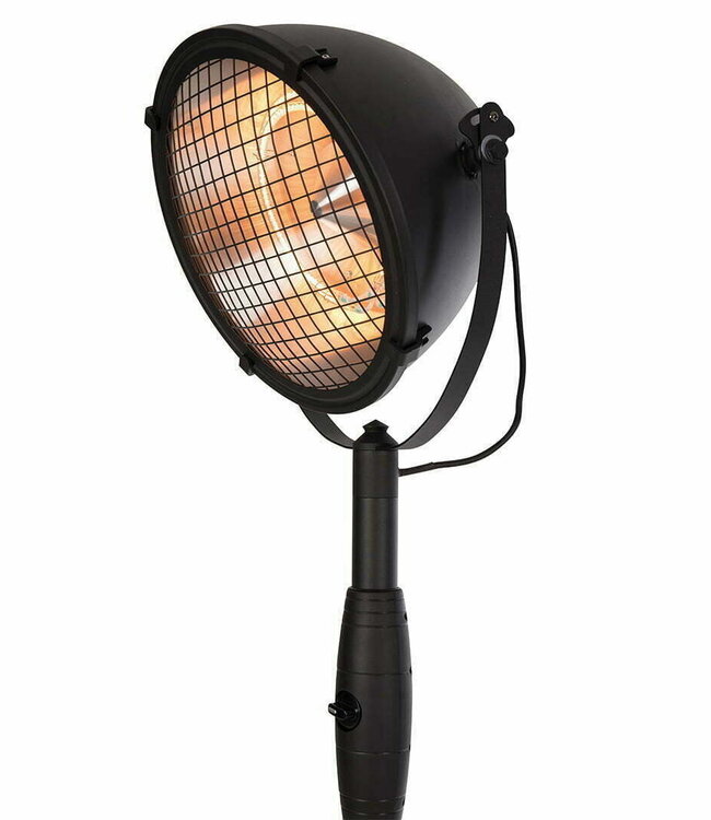 SUNRED Indus Bright staand | Zwart | 45,5 x 45,5 x 210 cm