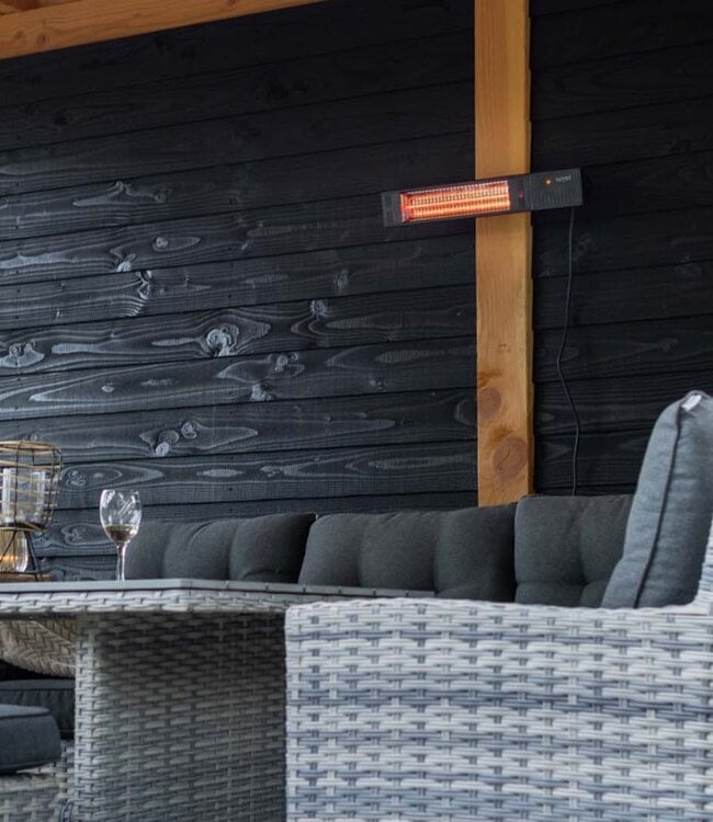 SUNRED Fortuna Ultra Wandmodel Zwart 1500 Watt