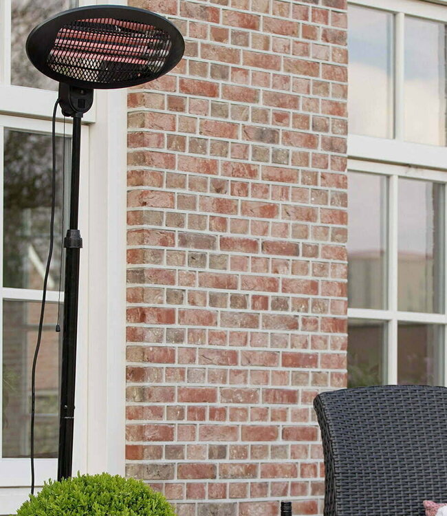 SUNRED Elektra Quartz staand zwart 2000 watt