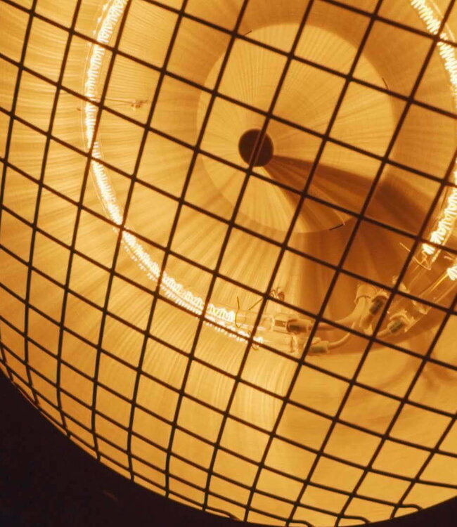 SUNRED Indus Bright staand | Zwart | 45,5 x 45,5 x 210 cm