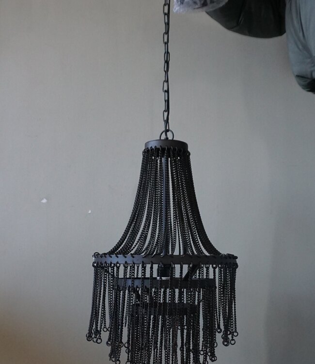 Rene Houtman Hanglamp Mila | Zwart | IJzer | 3 Maten