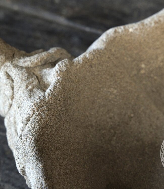 Be-Uniq Origineel oude stenen schaal | India 35x28x8 Cm