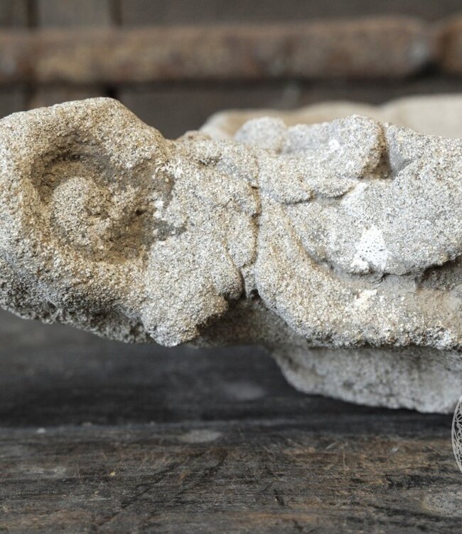 Be-Uniq Origineel oude stenen schaal | India 35x28x8 Cm