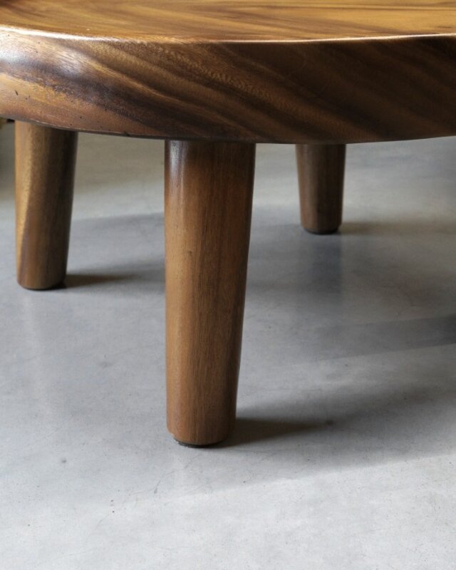 Be-Uniq Salontafels Kos Suar Rond Hout - 3 Maten (S, M, L)