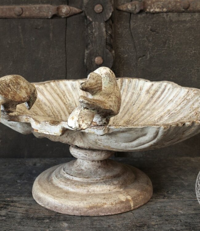 Be-Uniq Vogeltjes Drink Plateau Gietijzer | India H26xB48xD38 Cm