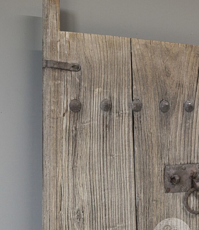 Be-Uniq Oud Houten Deur China H174xB99xD3 Cm