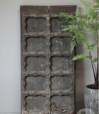 Be-Uniq Deur Oud Hout Indisch - Handgemaakt - H157xB81xD5 Cm