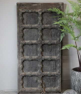 Be-Uniq Deur Oud Hout Indisch - Handgemaakt - H160xB81xD5 Cm