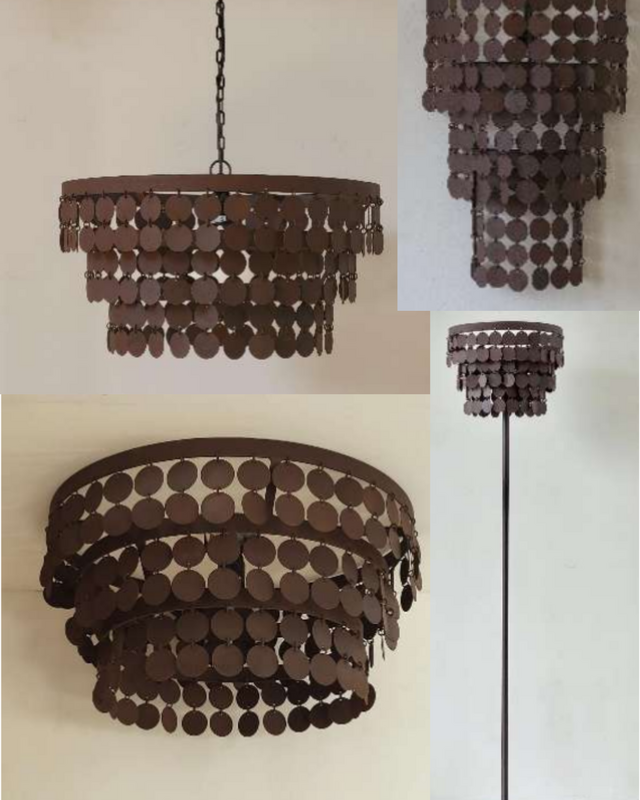 Rene Houtman Wandlamp Shirley | Roest | IJzer | 2 Varianten