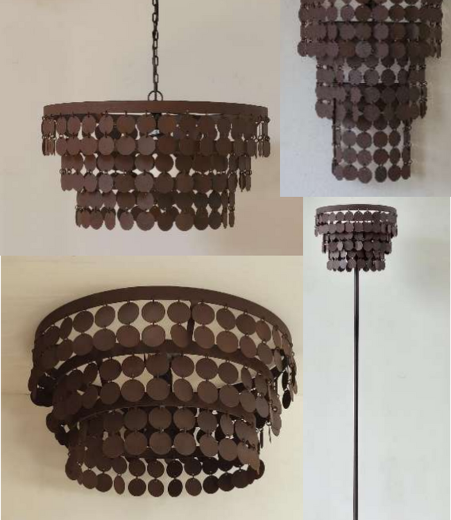 Rene Houtman Wandlamp Shirley | Roest | IJzer | 2 Varianten