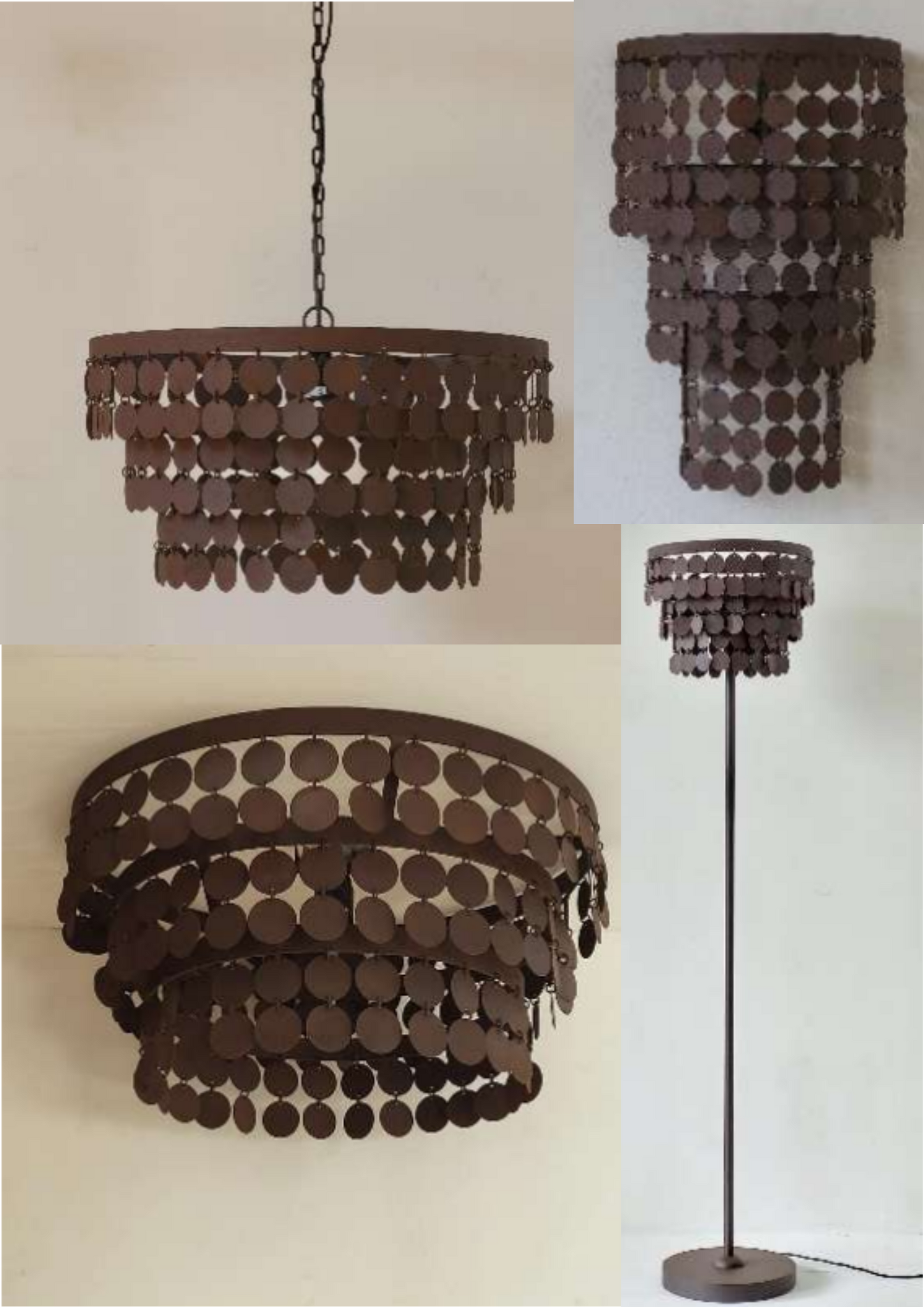 Rene Houtman Wandlamp Shirley | Roest | IJzer | 2 Varianten