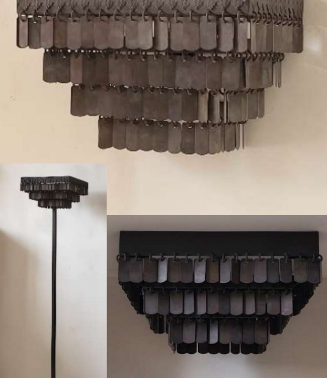 Rene Houtman Hanglamp Hugo | Vierkant | IJzer | H27xB45xD45 cm