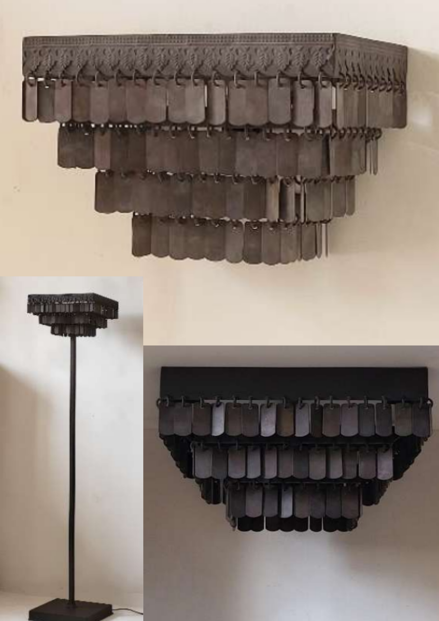 Rene Houtman Hanglamp Hugo | Vierkant | IJzer | H27xB45xD45 cm