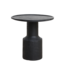 Raw Materials Amsterdam Nero teakhouten bijzettafel Midnight - zwart