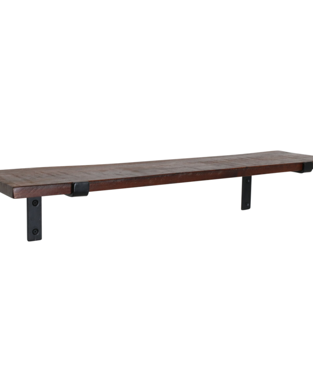 Raw Materials Amsterdam Factory Wandplank | Bruin | Hout | 80 cm