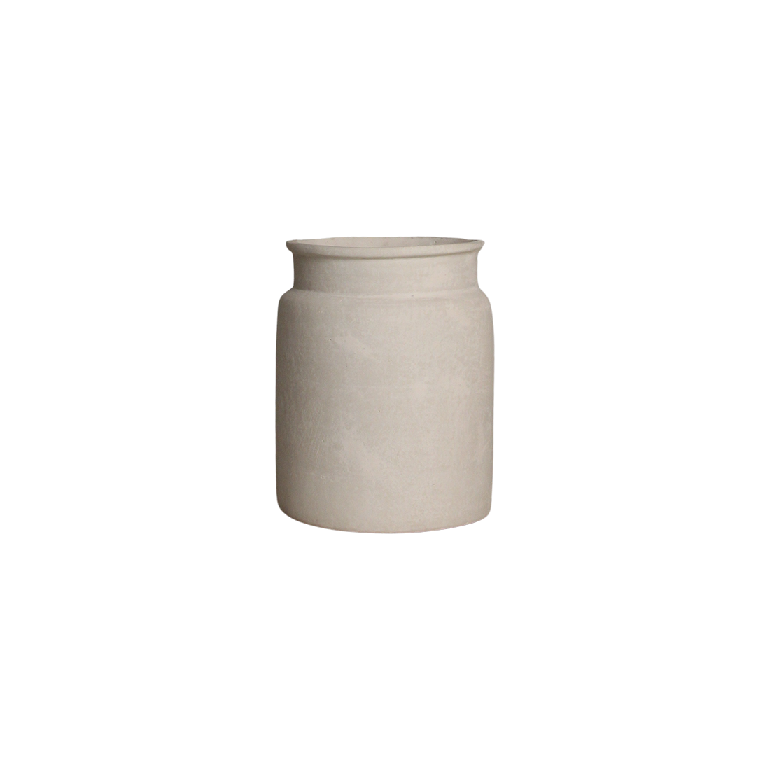 Raw Materials Amsterdam Decoratieve Vaas Mandore L | Krijt | 37,5x37,5x35 cm