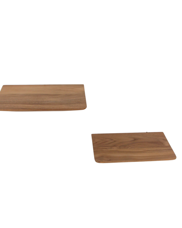 Raw Materials Amsterdam Wandplank Craftsman | Teakhout | Set Van 2 | 25 cm