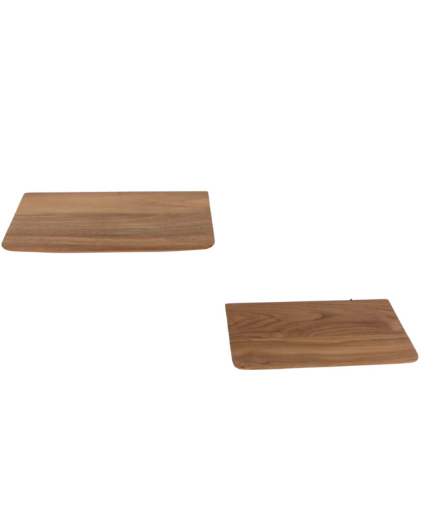 Raw Materials Amsterdam Wandplank Craftsman | Teakhout | Set Van 2 | 25 cm