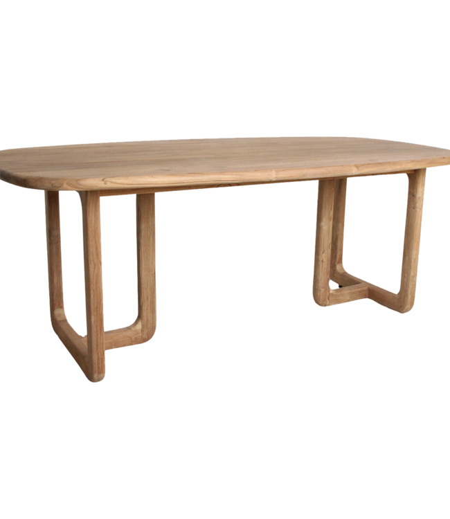 Raw Materials Amsterdam Invierno teakhouten eettafel - 200 cm