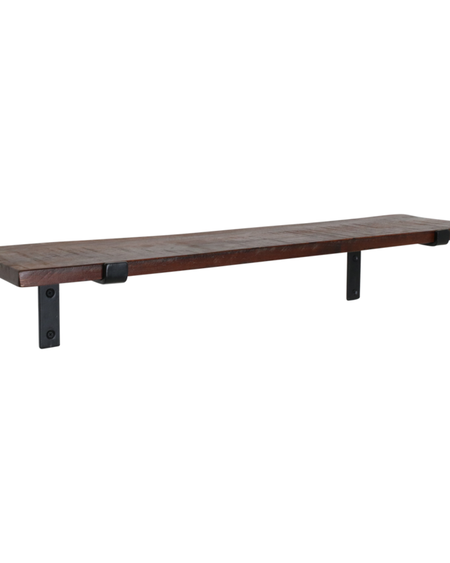 Raw Materials Amsterdam Factory Wandplank | Bruin | Hout | 80 cm