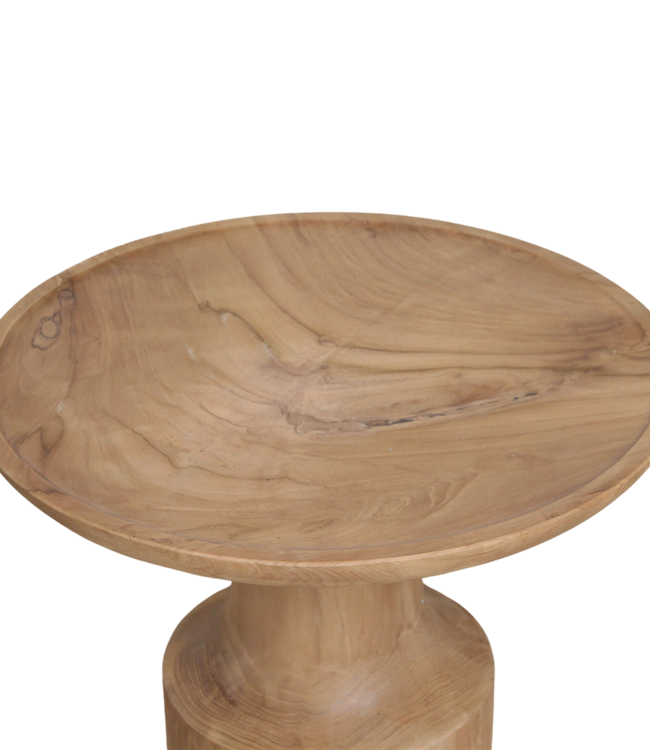 Nero teakhouten bijzettafel Day - natuurlijk teak