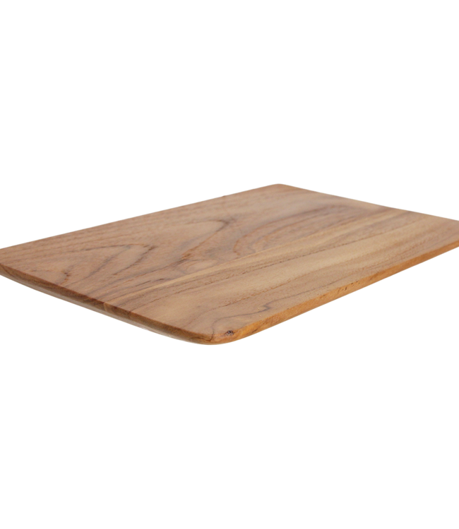 Raw Materials Amsterdam Craftsman teakhouten wandplank - set van 2, 25 cm