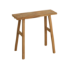 Java timmerman bijzettafel/bankje - gerecycled hout - 40x17x50 cm
