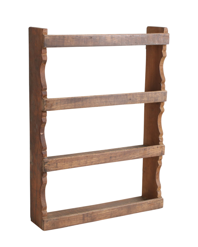 Raw Materials Amsterdam Factory Kruidenrek | Hout | 48,5x10x58 cm