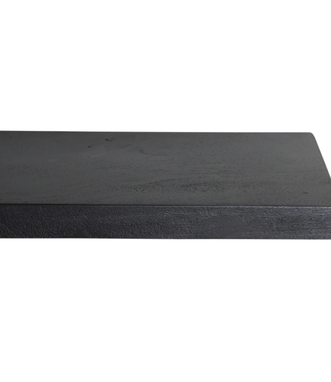 Raw Materials Amsterdam Zwevende Wandplank | Zwart | Hout | 80x18x3,8 cm