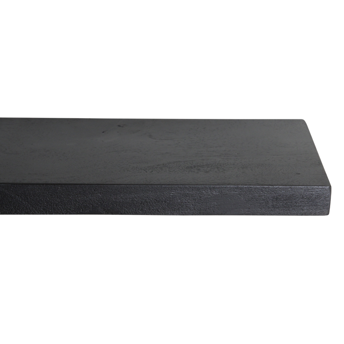 Raw Materials Amsterdam Zwevende Wandplank | Zwart | Hout | 80x18x3,8 cm